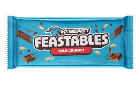 Feastables MrBeast Bar Milk Crunch Chocolate 60g