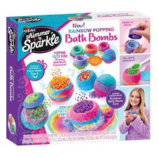 Cra-Z-Art Shimmer 'N Sparkle Rainbow Popping Bath Bombs