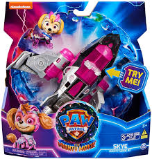 Paw Patrol The Mighty Movie Theme Vehicle Skye Mighty Movie Jet