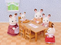 SYLVANIAN FAMILIES FAMILY TABLE AND CHAIRS ACCESSORIES SET 4506