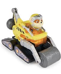 PAW Patrol The Mighty Movie Theme Vehicle Rubble Mighty Movie Bulldozer