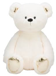 Russ Crackle Bears 14 Inch White