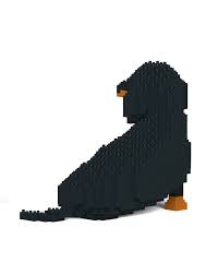 Jekca Animals - Dachshund Sitting Black 17cm