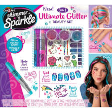 Cra-Z-Art Shimmer 'N Sparkle 3 In 1 Ultimate Glitter Beauty Set