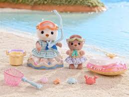 Sylvanian Families 5804 Sea Otter Sisters Splashy Snorkel Set