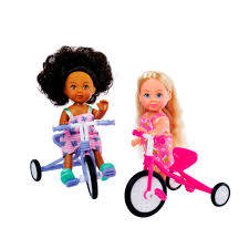 Evi LOVE Best Friends, Evi and Her Best Friend with Their Tricycles, 12 cm, From 3 Years