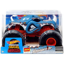 Hot Wheels Monster Trucks Oversized Rhinomite Diecast Car [Blue]