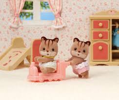 Sylvanian Families Walnut Squirrel Twins 5421