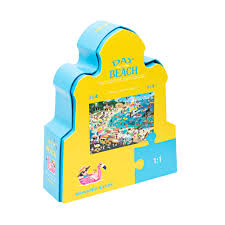 Crocodile Creek - The Day at The Beach - 48-Piece Jigsaw Puzzle