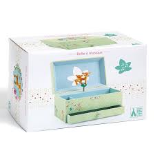 Djeco music box jewelry box Deer