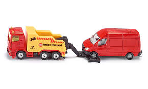 SIKU 1667 Scania Heavy Tow Truck with Van