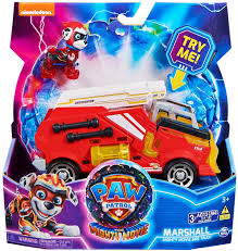 PAW Patrol The Mighty Movie Theme Vehicle Marshall Mighty Movie Fire Truck