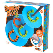 Fat Brain Toys Swingin' Shoes - Indoor Suspended Horseshoe Family Game Ages 6+