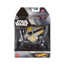 Hot Wheels Star Wars Diecast Ship Anakin Skywalker Jedi Interceptor