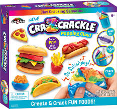 Cra-Z-Art Cra-Z-Crackle Popping Clay Create & Crack Fun Foods