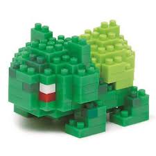 Kawada NBPM-003 nanoblock Pokemon Bulbasaur (Fushigidane)