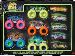 Hot Wheels Monster Truck Glow In The Dark Bundle