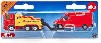 SIKU 1667 Scania Heavy Tow Truck with Van