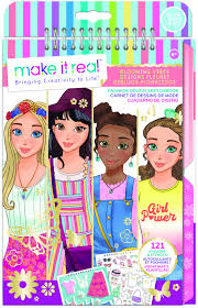 Make It Real Blooming Vibes Fashion Design Sketchbook