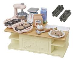 SYLVANIAN FAMILIES KITCHEN ISLAND ACCESSORIES SET 5442