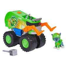 PAW Patrol The Mighty Movie Theme Vehicle Rocky Mighty Movie Recycle Truck