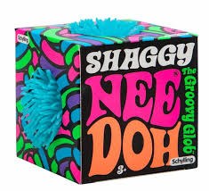 Schylling NeeDoh Shaggy - Sensory Fidget Toy - Assorted Colors - Ages 3 to Adult (Pack of 1)