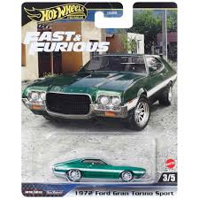 Hot Wheels Fast And Furious 1972 Ford Gran Torino Sport