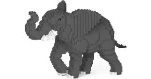 Jekca Sculpture - Elephant Walking