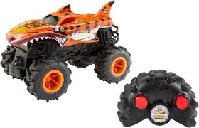 HOT WHEELS RC MONSTER TRUCK 1:24 TIGER SHARK