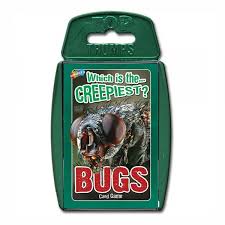 TOP TRUMPS BUGS - WHICH IS THE CREEPIEST ?