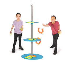 Fat Brain Toys Swingin' Shoes - Indoor Suspended Horseshoe Family Game Ages 6+