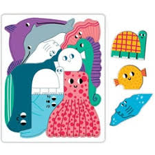 Mudpuppy We Go Together Ocean Puzzle (10pcs)