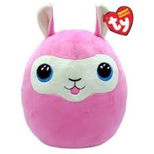 TY Squishy Beanies Lana Pink Llama 35CM