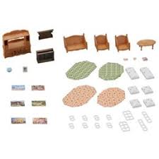 SYLVANIAN FAMILIES COMFY LIVING ROOM ACCESSORIES SET 5339