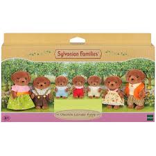 SYLVANIAN FAMILIES CHOCOLATE LABRADOR FAMILY 5730