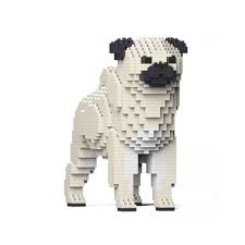 Jecka Building Blocks - Pug Dog Cream