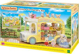 SYLVANIAN FAMILIES RAINBOW FUN NURSERY BUS 5744