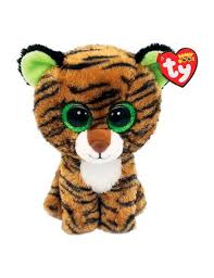 TY BEANIES BOO TIGGY BROWN TIGER, 15CM