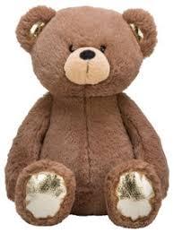 Russ Crackle Bears 14 Inch Taupe