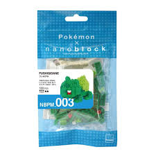 Kawada NBPM-003 nanoblock Pokemon Bulbasaur (Fushigidane)