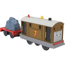 Thomas & Friends Toby Motorized Train Engine with Cargo