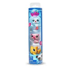 LITTLEST PET SHOP PET TRIO IN TUBE CITY VIBES