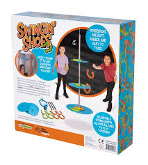 Fat Brain Toys Swingin' Shoes - Indoor Suspended Horseshoe Family Game Ages 6+