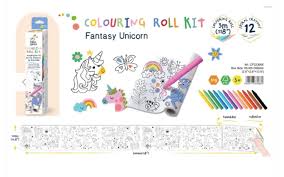 Haku Yoka: Coloring Roll Kit - Fantasy Unicorn