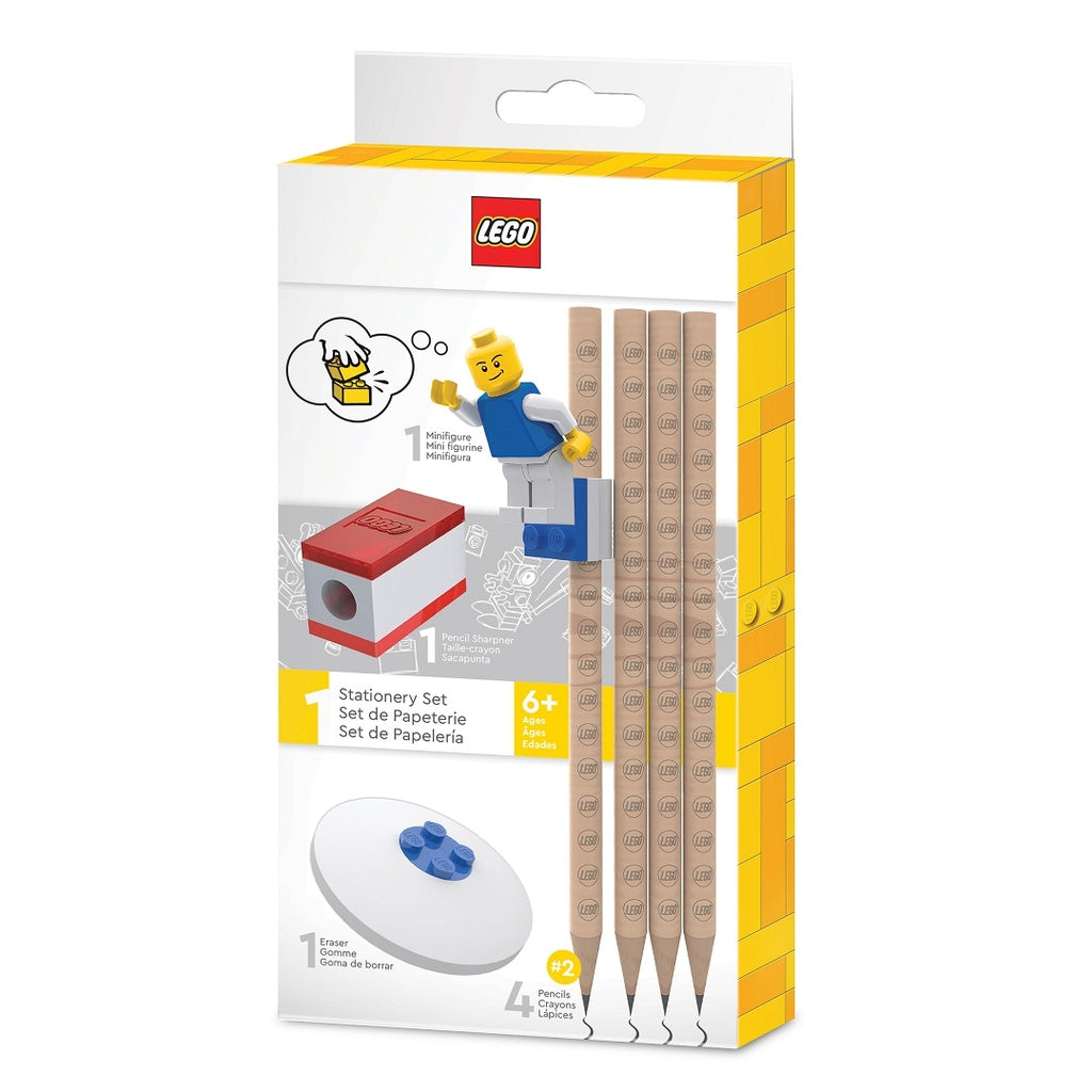 Lego Pencil Set With Minifigure