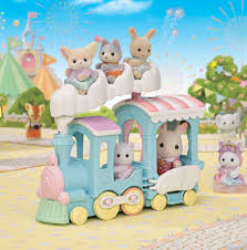 SYLVANIAN FAMILIES FLOATING CLOUD RAINBOW TRAIN 5702
