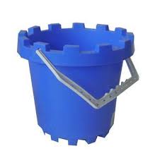 Plastic Beach Bucket 4.9L