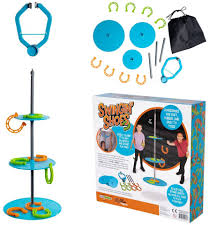 Fat Brain Toys Swingin' Shoes - Indoor Suspended Horseshoe Family Game Ages 6+