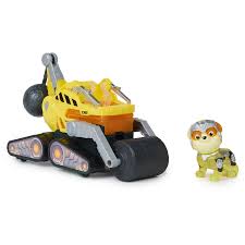 PAW Patrol The Mighty Movie Theme Vehicle Rubble Mighty Movie Bulldozer