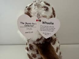 TY BEANIES BOO WHOOLIE SPOTTED OWL, 15CM